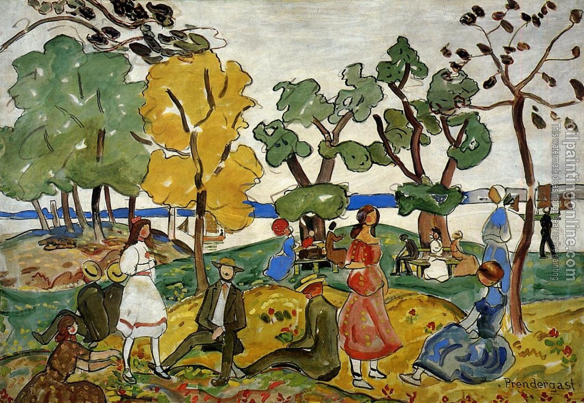 Prendergast, Maurice Brazil - Picnic